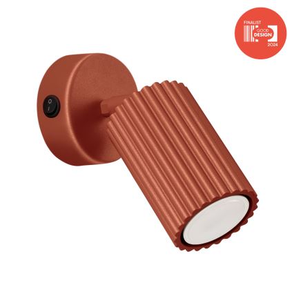 Brilagi - Επιτοίχιο LED φωτιστικό σποτ CRESTO 1xGU10/10W/230V κόκκινο