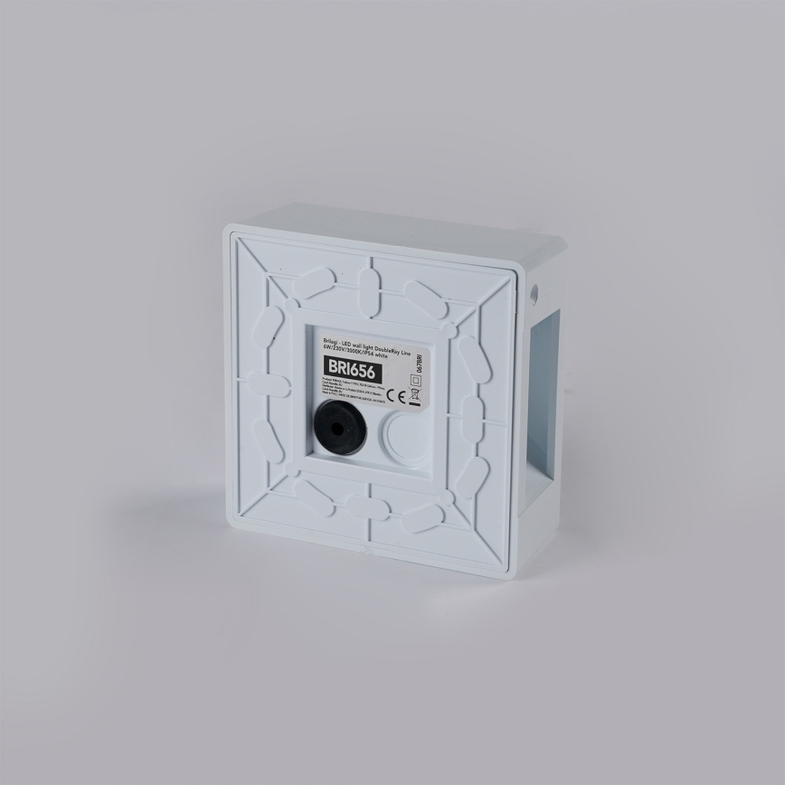 Brilagi - Επιτοίχιο LED φωτιστικό εξωτερικού χώρου DOUBLERAY LINE LED/6W/230V λευκό IP54