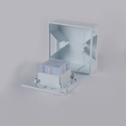 Brilagi - Επιτοίχιο LED φωτιστικό εξωτερικού χώρου DOUBLERAY LINE LED/6W/230V λευκό IP54