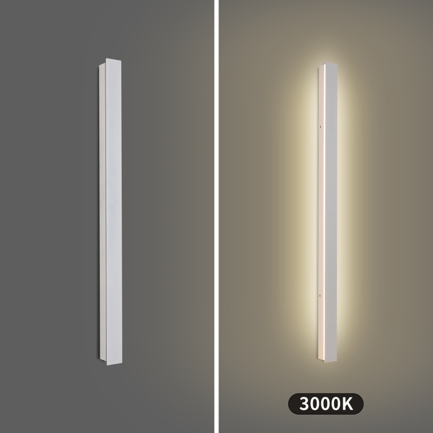 Brilagi - LED εξωτερικό επιτοίχιο φωτιστικό LINEAR LED/22W/230V 3000K IP65 100 cm λευκό CRI 90