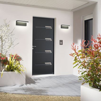 Brilagi - Επιτοίχιο LED φωτιστικό εξωτερικού χώρου TESSI LED/10W/230V ανθρακί IP54