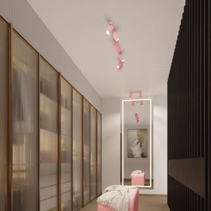 Brilagi - Επιτοίχιο LED σποτ φωτιστικό CRESTO 1xGU10/10W/230V ροζ