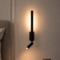 Brilagi - Επιτοίχιο LED σποτ VIXON LED/3W/230V + LED/5W μαύρο CRI 90