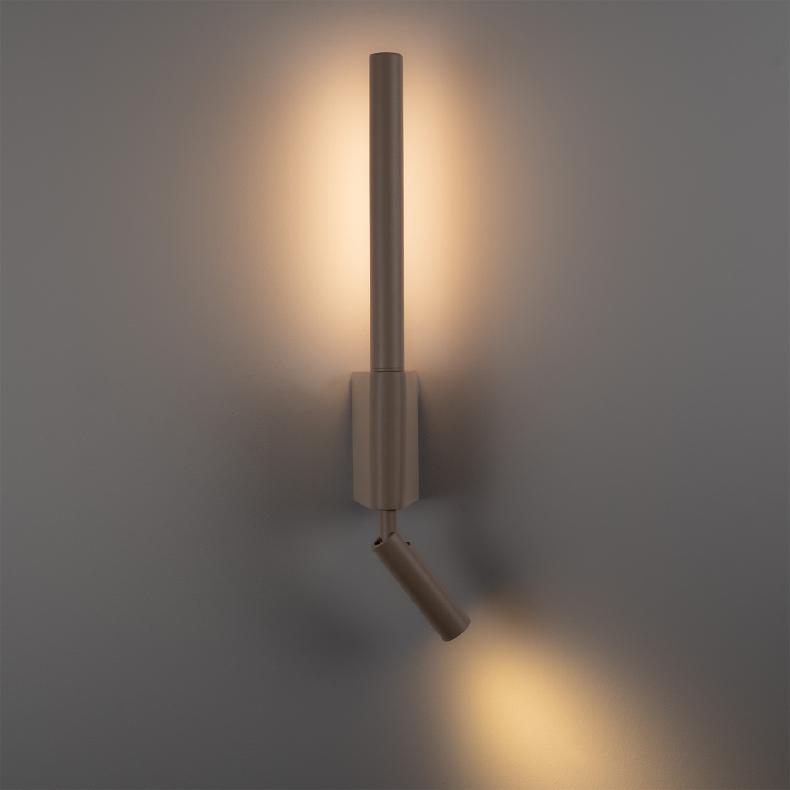 BRILAGI - Επιτοίχιο LED σποτ VIXON LED/3W/230V + LED/5W, μπεζ, CRI 90