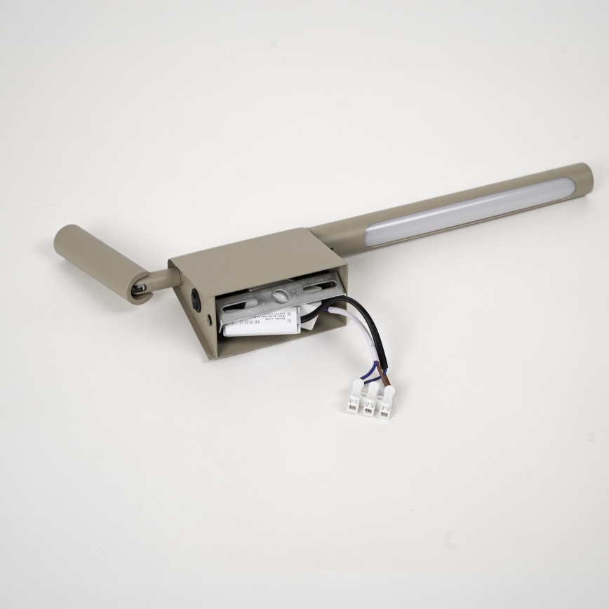 Brilagi - Επιτοίχιο LED σποτ VIXON LED/3W/230V + LED/5W, μπεζ, CRI 90