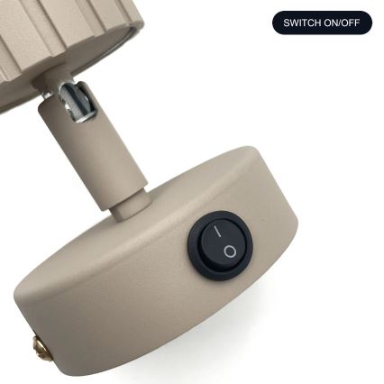 Brilagi - Επιτοίχιο σποτ CRISPINA 1xGU10/10W/230V μπεζ