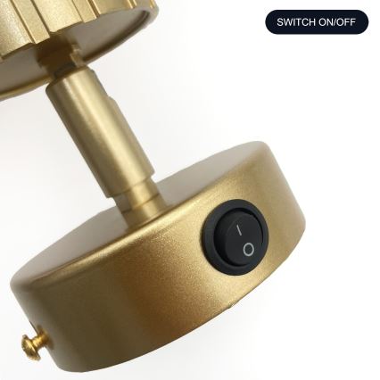 Brilagi - Επιτοίχιο σποτ CRISPINA 1xGU10/10W/230V χρυσό