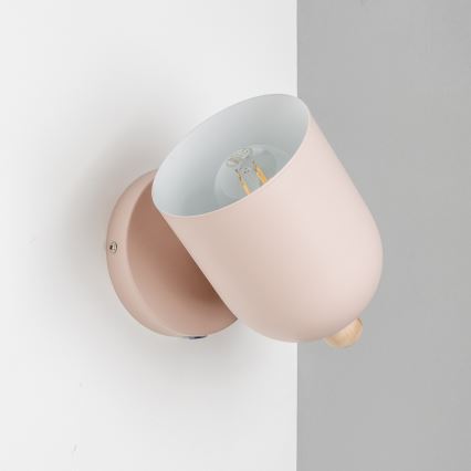 Brilagi - Επιτοίχιο σποτ GALLION 1xE27/15W/230V ροζ