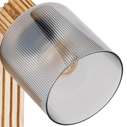 Brilagi - Επιτοίχιο σποτ HYGGE 1xE14/15W/230V ξύλο/καπνιστό