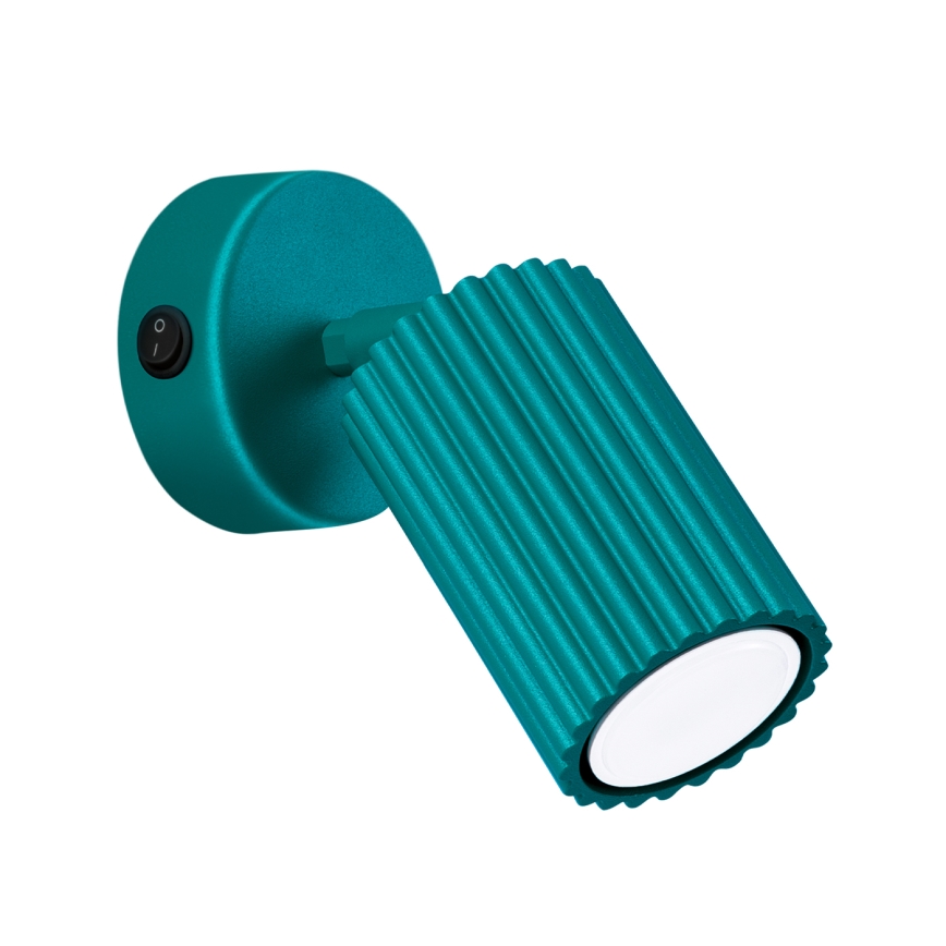 Brilagi - Επιτοίχιο σποτ LED CRESTO 1xGU10/10W/230V σε τουρκουάζ