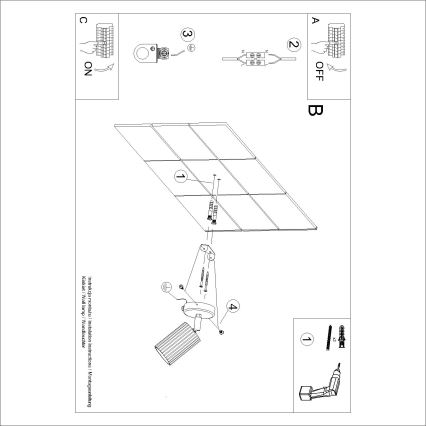 Brilagi - Επιτοίχιο σποτ LED CRESTO 1xGU10/10W/230V σε τουρκουάζ