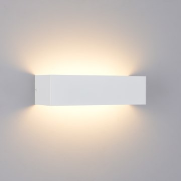 Brilagi - Επιτοίχιο εξωτερικό φωτιστικό DONNANI LED/12W/230V λευκό IP44