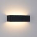 Brilagi - Επιτοίχιο εξωτερικό φωτιστικό LED DONNANI LED/12W/230V μαύρο IP44