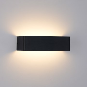 Brilagi - Επιτοίχιο εξωτερικό φωτιστικό LED DONNANI LED/12W/230V μαύρο IP44