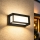 Brilagi - Επιτοίχιο εξωτερικό φωτιστικό LED PARKER LED/12W/230V 3000/4500/6000K μαύρο IP44
