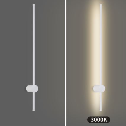 Brilagi - Εξωτερικό επιτοίχιο φωτιστικό LED AURA LED/20W/230V 3000K IP54 97 cm λευκό CRI 90