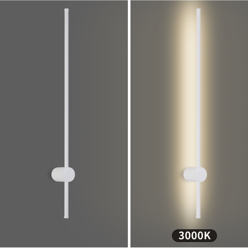 Brilagi - Εξωτερικό επιτοίχιο φωτιστικό LED AURA LED/20W/230V 3000K IP54 97 cm λευκό CRI 90
