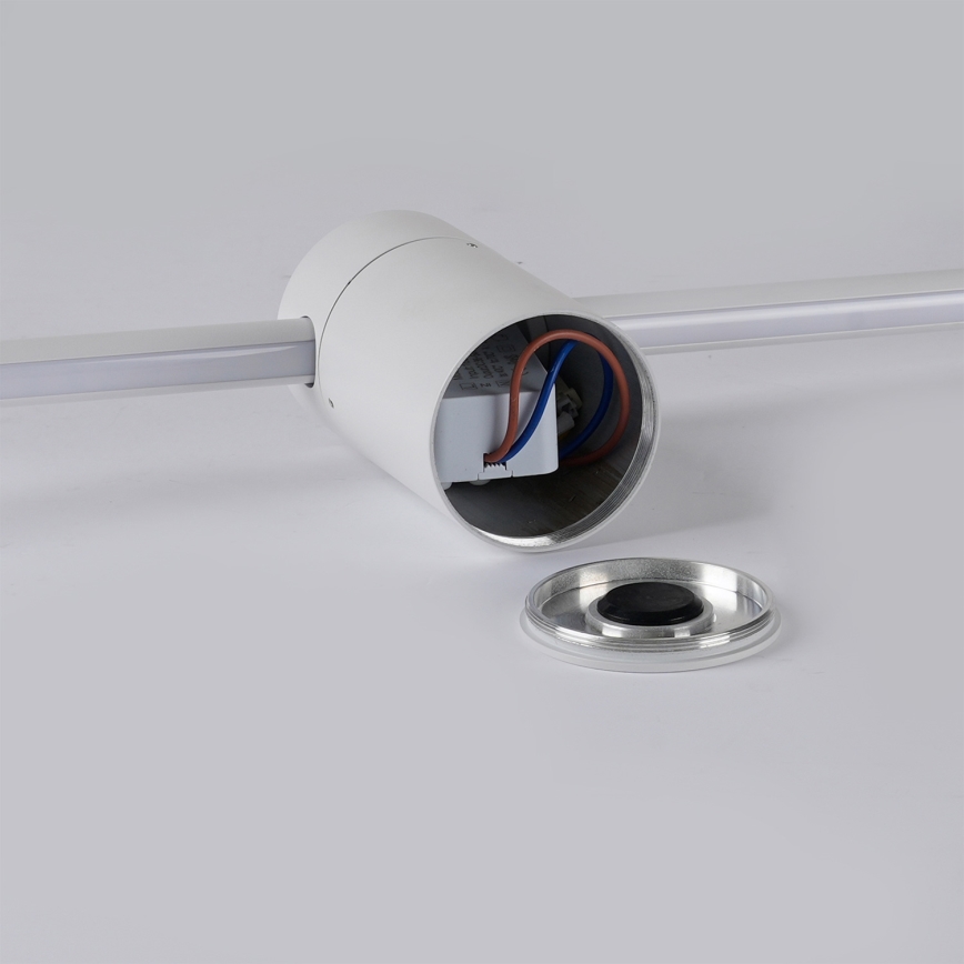 Brilagi - Εξωτερικό επιτοίχιο φωτιστικό LED AURA LED/20W/230V 3000K IP54 97 cm λευκό CRI 90