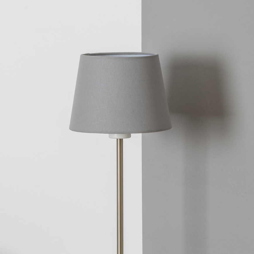 Brilagi - επιδαπέδια λάμπα LED CERIA 1xE27/40W/230V Ø 20,5 εκ. γκρι/ματ χρώμιο