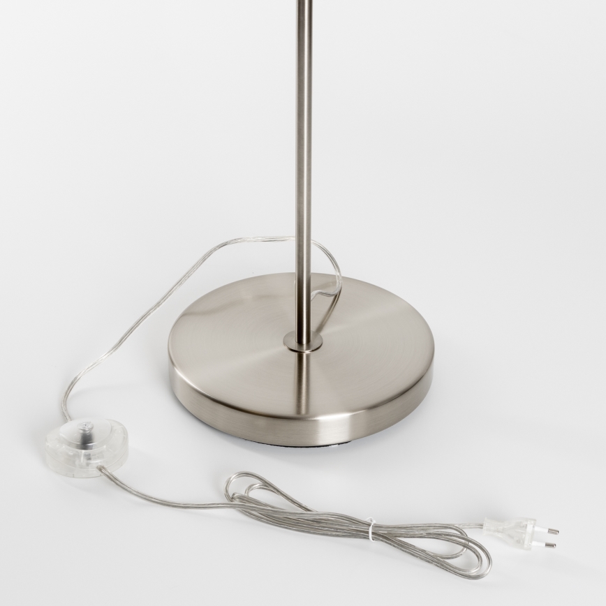 Brilagi - επιδαπέδια λάμπα LED CERIA 1xE27/40W/230V Ø 20,5 εκ. γκρι/ματ χρώμιο