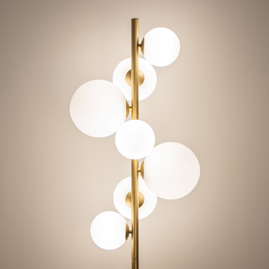 Brilagi - Επιδαπέδια λάμπα LED MILLA 7xG9/3W/230V χρυσό/λευκό