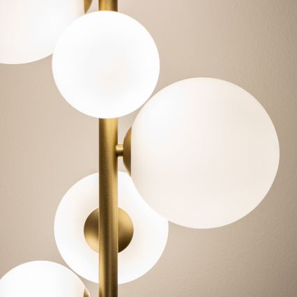 Brilagi - Επιδαπέδια λάμπα LED MILLA 7xG9/3W/230V χρυσό/λευκό
