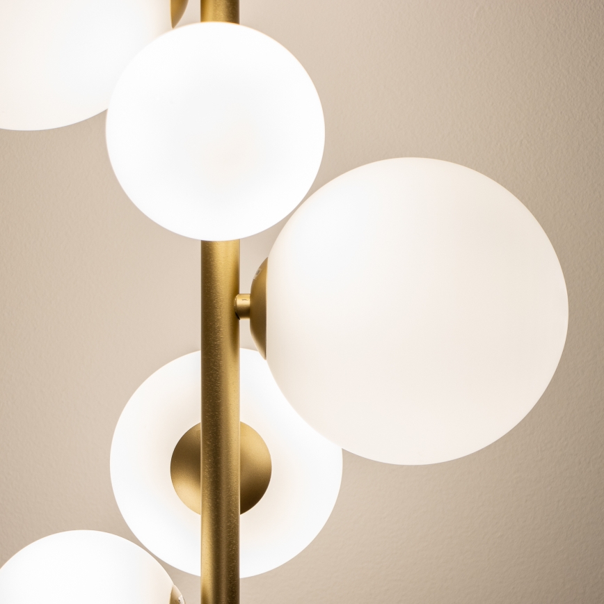 Brilagi - Επιδαπέδια λάμπα LED MILLA 7xG9/3W/230V χρυσό/λευκό