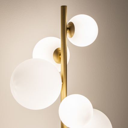 Brilagi - Επιδαπέδια λάμπα LED MILLA 7xG9/3W/230V χρυσό/λευκό