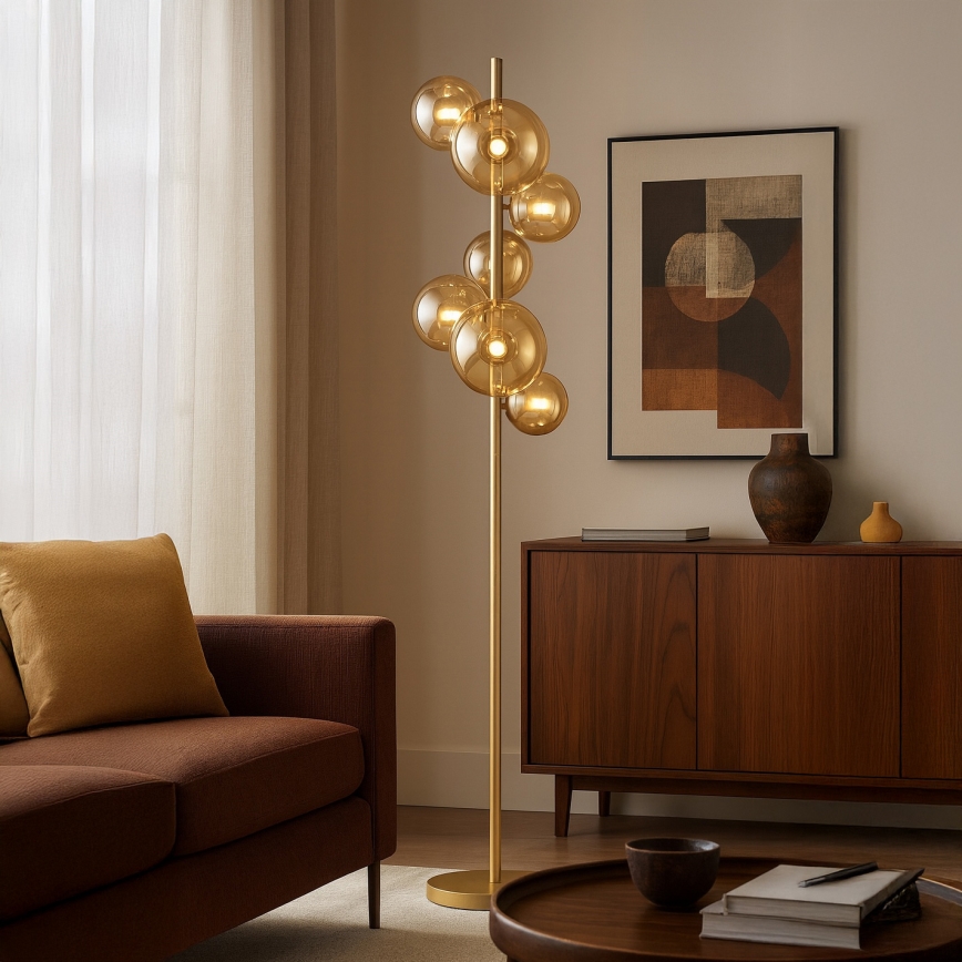 Brilagi - Επιδαπέδια λάμπα LED MILLA 7xG9/3W/230V χρυσό