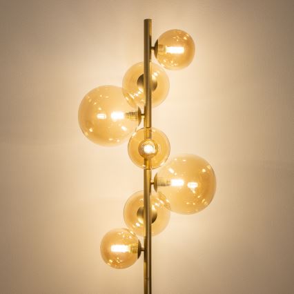 Brilagi - Επιδαπέδια λάμπα LED MILLA 7xG9/3W/230V χρυσό