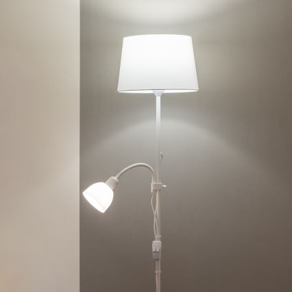 Brilagi - Επιδαπέδιο φωτιστικό CERIA 1xE27/100W/230V + 1xE14/25W λευκό