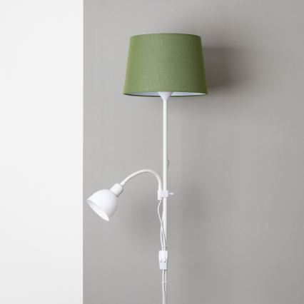 Brilagi - Επιδαπέδιο φωτιστικό CERIA 1xE27/100W/230V + 1xE14/25W λευκό/πράσινο