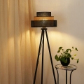 BRILAGI - Επιδαπέδιο φωτιστικό DAKOTA LUNETA 1xE27/15W/230V μαύρο/ρατάν