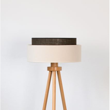 Brilagi - Επιδαπέδιο φωτιστικό LED BOHO STYLE 1xE27/15W/230V εκρού/καφέ