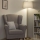 Brilagi - Επιδαπέδιο φωτιστικό LED CERIA 1xE27/20W/230V Ø 45 εκ. γκρι/χρυσό