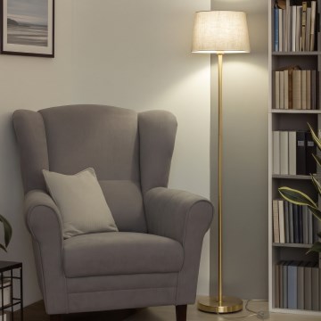 Brilagi - Επιδαπέδιο φωτιστικό LED CERIA 1xE27/20W/230V διάμ. 30 εκ. γκρι/χρυσό