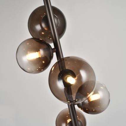 Brilagi - Επιδαπέδιο φωτιστικό LED MILLA 7xG9/3W/230V καφέ/καπνιστό καφέ