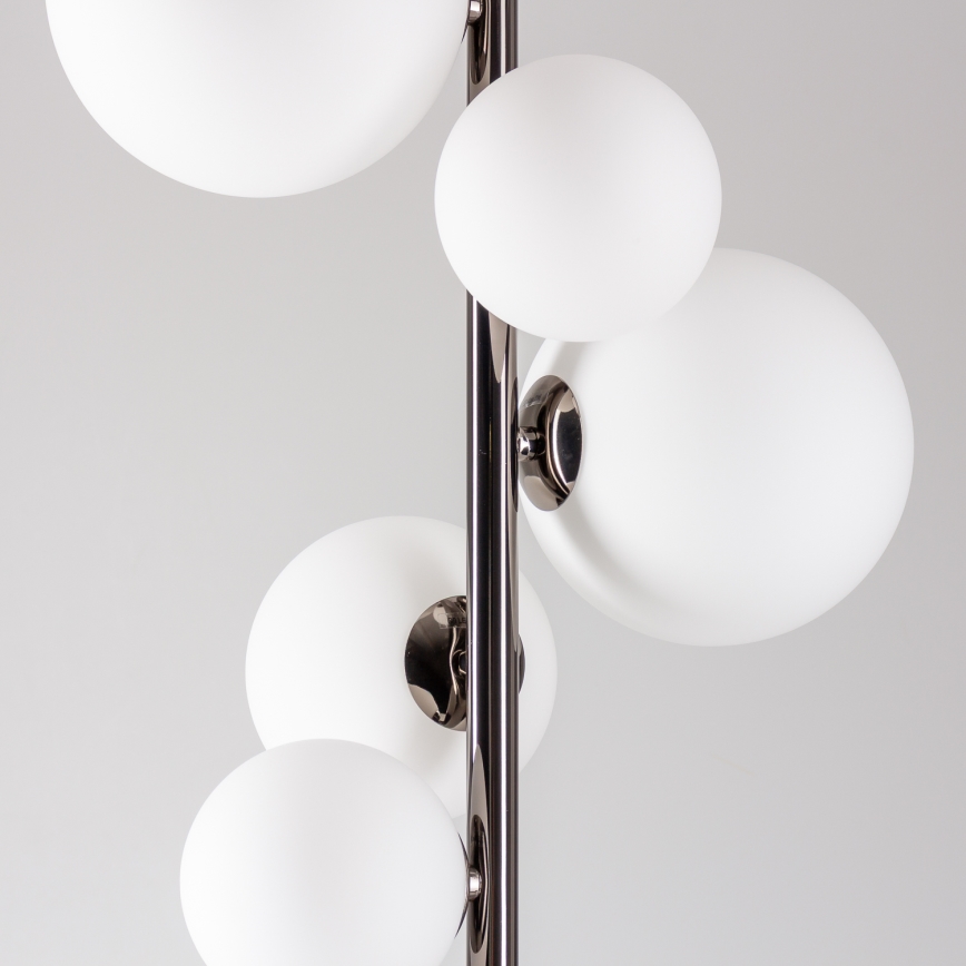 BRILAGI - Επιδαπέδιο φωτιστικό LED MILLA 7xG9/3W/230V μαύρο χρώμιο/λευκό