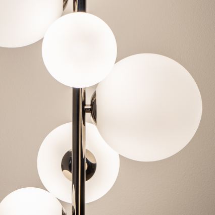 BRILAGI - Επιδαπέδιο φωτιστικό LED MILLA 7xG9/3W/230V μαύρο χρώμιο/λευκό