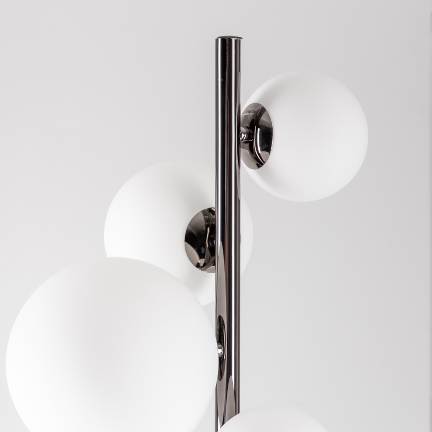 BRILAGI - Επιδαπέδιο φωτιστικό LED MILLA 7xG9/3W/230V μαύρο χρώμιο/λευκό