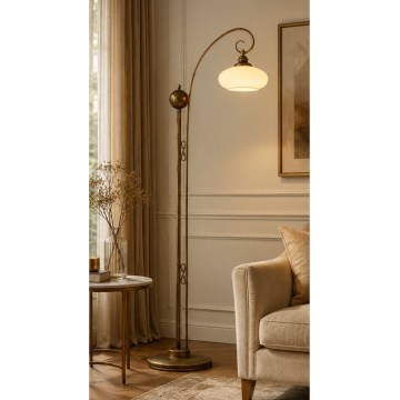 Brilagi - Επιδαπέδιο φωτιστικό MOLLERO 1xE27/15W/230V μπρονζέ/πατίνα