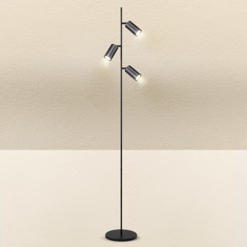 Brilagi - Επιδαπέδιο φωτιστικό SELE 3xGU10/30W/230V μαύρο