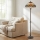 Brilagi - Επιδαπέδιο φωτιστικό Tiffany βιτρό LUISA 2xE27/60W/230V