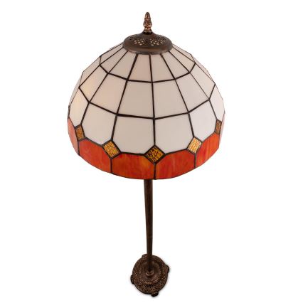 Brilagi - Επιδαπέδιο φωτιστικό Tiffany με βιτρώ SIENNA 2xE27/60W/230V