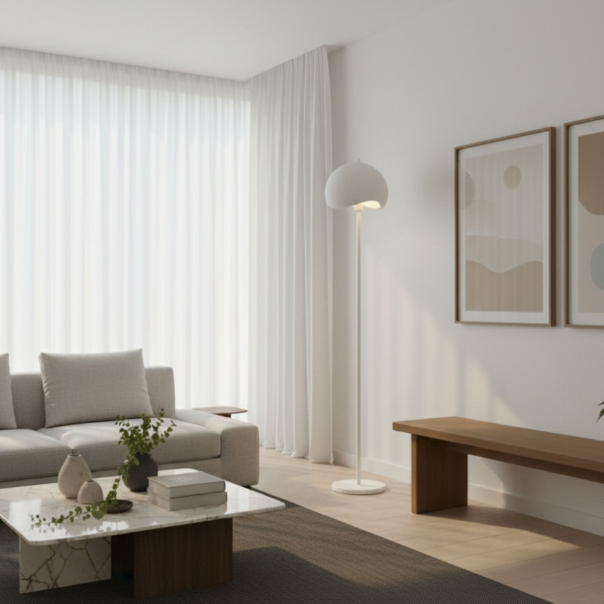 Brilagi - Επιδαπέδιο φωτιστικό WABI SABI 1xE27/40W/230V λευκό