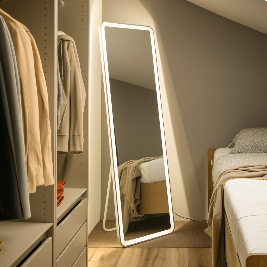 Brilagi - Επιδαπέδιος καθρέφτης ELEGANZA LED/42W/230V 160x50 cm IP44 CRI 90 με ρυθμιζόμενη ένταση φωτός + CCT