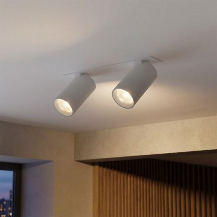 Brilagi - Εντοιχισμένο φωτιστικό οροφής SELE 2xGU10/30W/230V λευκό