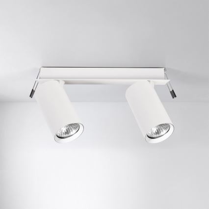 Brilagi - Εντοιχισμένο φωτιστικό οροφής SELE 2xGU10/30W/230V λευκό