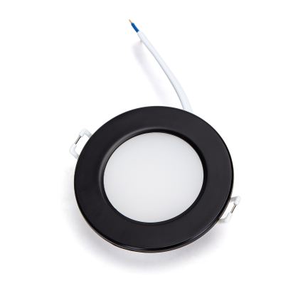 Brilagi - Εντοιχιζόμενο φωτιστικό μπάνιου LED 24W/230V 3000K μαύρο IP65