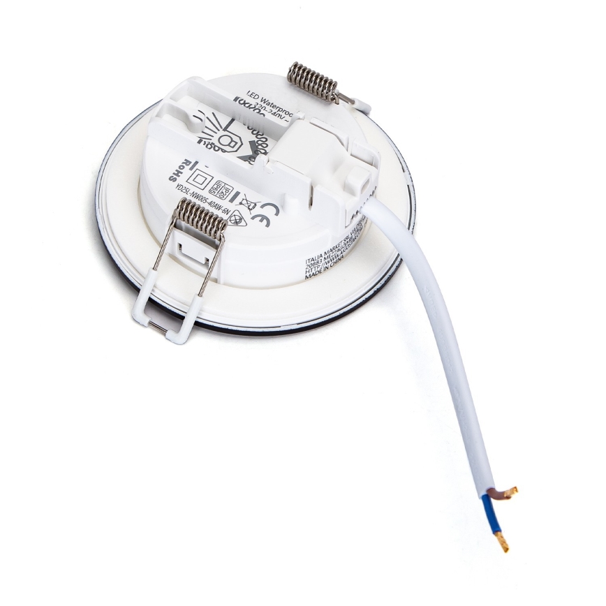 Brilagi - Εντοιχιζόμενο φωτιστικό μπάνιου LED 24W/230V 3000K μαύρο IP65